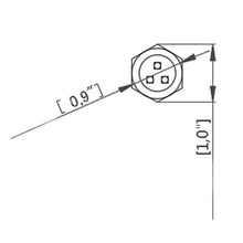 Charger l'image dans la galerie, Marine ML-DLGRN9W 9W Small Green Drain Plug Light