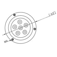 Charger l'image dans la galerie, Marine ML-RGBW72W 72W RGBW Underwater Transom Light, Brass