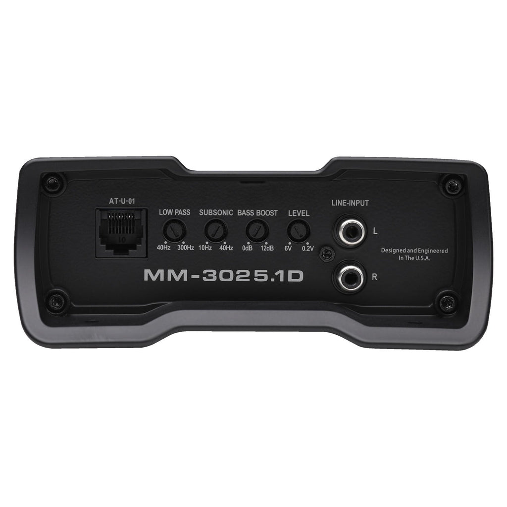 Autotek MM-3025.1D 3000 Watt 1-Ohm Stable Compact Mono Amplifier