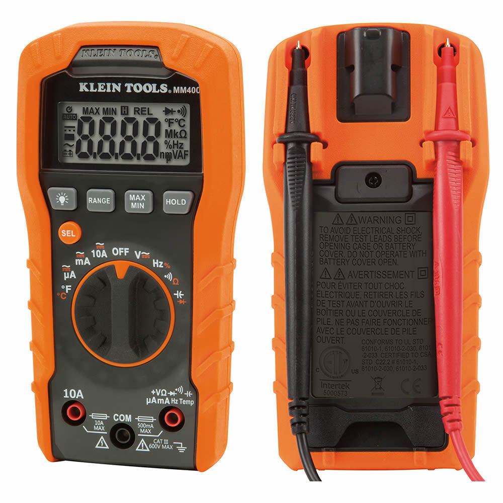 Install Bay MM400 Digital Auto-Ranging Multimeter