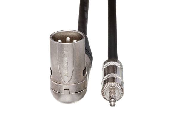 Hosa MMX-001.5SR Microphone Cable 3.5 mm TRS Male to Neutrik Right-angle XLR Male 1.5 foot