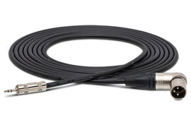 Hosa MMX-025SR Microphone Cable 3.5 mm TRS Male to Neutrik Right Angle XLR Male 25 foot