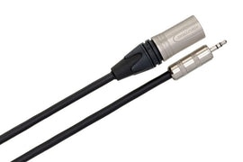 Hosa MMX-115 Microphone Cable 3.5 mm TRS Male to Neutrik XLR Male 15 foot