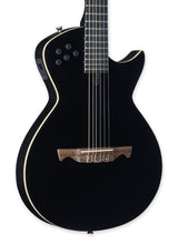 Load image into Gallery viewer, Tagima MODENA I NY-EQ-BK NylonString Thin Hollow Body Guitar - Black