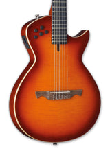 Charger l'image dans la galerie, Tagima MODENA I NY-EQ-CB NylonString Thin Hollow Body Guitar - Cherry Burst