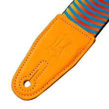 Charger l'image dans la galerie, Levy's Leathers MP2OI-003 2" Polyester Guitar Strap - Orange Sonic Boom Design