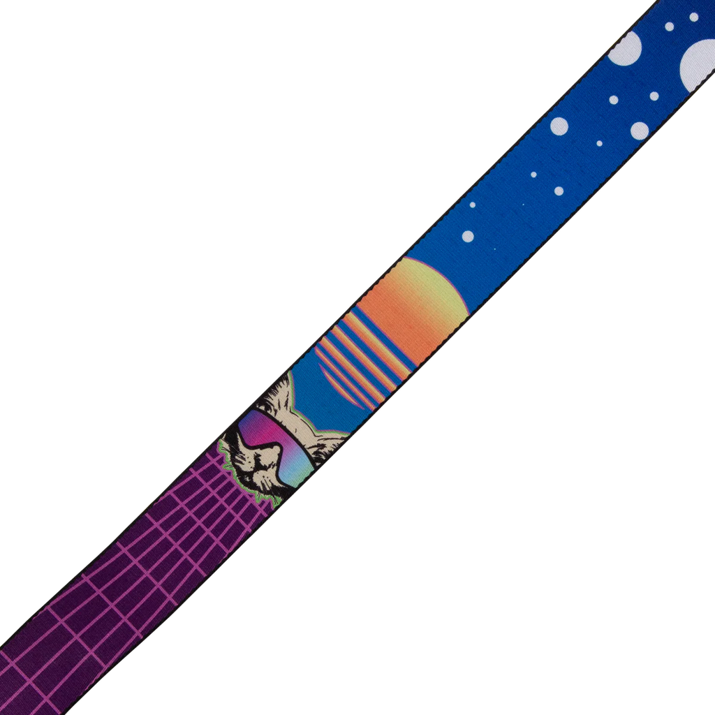 Levy's Leathers MPD2-119 2” Wide Polyester Guitar Strap - Cyber Cat Motif