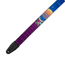 Load image into Gallery viewer, Levy's Leathers MPD2-119 2” Wide Polyester Guitar Strap - Cyber Cat Motif