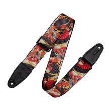 Charger l'image dans la galerie, Levy's Leathers MPD2-123 2” Wide Polyester Guitar Strap - Japanese Traditional Dragon Motif
