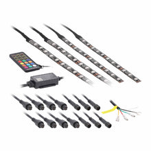 Charger l'image dans la galerie, PowerSports MPS-CHASE-CPY 4-Piece Chasing LED Golf Cart Canopy Kit