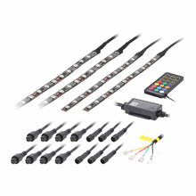 Charger l'image dans la galerie, PowerSports MPS-CHASE-CPY 4-Piece Chasing LED Golf Cart Canopy Kit