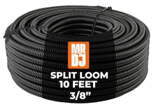 Charger l'image dans la galerie, MR DJ 4-Pack 1/4", 3/8", 1/2", 3/4" x 10 Feet Each Split Wire Loom Convoluted Tubing