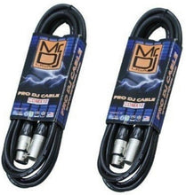 Charger l&#39;image dans la galerie, 2 MR DJ CDMX10 5-pin DMX lighting cable &lt;BR/&gt;10&#39; DMX 5-Pin XLR Pro Stage DJ Lighting Cable