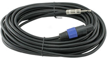 Load image into Gallery viewer, MR DJ CQSM100 100&#39; Pro PA DJ Karaoke Speakon Plug to 6.35mm 1/4&quot; Plug Speaker Wire Cable