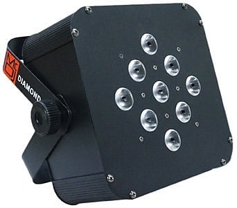 MR DJ DIAMOND 9-IR LED Lighting Fixture DMX-6 Channels LED Color Change Stage Lighting