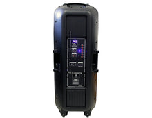 Load image into Gallery viewer, MR DJ Lets Jump<br>Dual 15" 3Way 5000W DJ Active Speaker Powered PA Party BT USB Speaker MIC