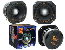 Load image into Gallery viewer, Mr. Dj HDT1000B 4-Inch ( 4&quot; ) Titanium Bullet High Compression Tweeter (Black)