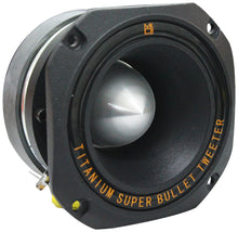 Charger l&#39;image dans la galerie, MR DJ HDT1000B 4&quot; 1000W Black High Compression Titanium Bullet Super Tweeter