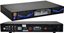 Charger l&#39;image dans la galerie, MR DJ DEQ500 19&quot; Rack Mount Pro Dual 10 Band Stereo Graphic Equalizer EQ &amp; MIC200