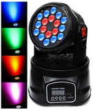 MR DJ LMH230 100W RGBW 18-LED Wash Moving Head Light DMX Stage Light DJ Party Lights