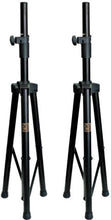 Load image into Gallery viewer, 2 MR DJ SS300B Folding Tripod PRO PA DJ Home On Stage Speaker Stand Mount Holder