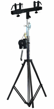 Load image into Gallery viewer, 12FT TRUSS LIGHTING CRANK STAND 200 LBs &amp; UNIVERSAL BLACK T ADAPTER DJ PA CLUB