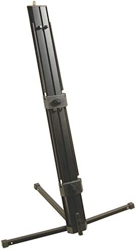 MR DJ KSPRO1500B PRO 2-Tier Black Column Keyboard Stand W Mic Boom Arm + Case