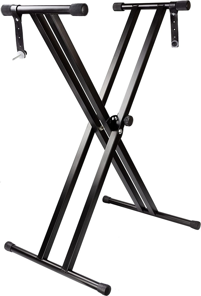 MR DJ KS650 2 Tier Doubled Keyboard Stand Adjustable Locking Straps & Quick Release