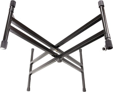 Load image into Gallery viewer, Mr Dj KS650 Keyboard Stand Adjustable with Locking Straps &amp; Quick Release Mechanism