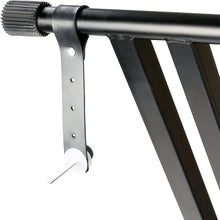 Load image into Gallery viewer, Mr Dj KS650 Keyboard Stand Adjustable Locking Straps &amp; Quick Release Mechanism