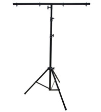 Load image into Gallery viewer, 9 Ft DJ Lighting Tripod Portable Stage T-Bar Light Stand w/ Cross Bar FS-adapter