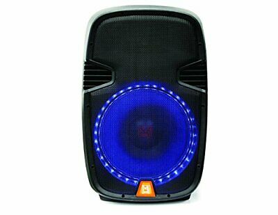 2 MR DJ PBX1559S 8" 2 Way Portable Passive Speaker with LED Accent Lighting