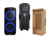 MR DJ PBX6500S Professional Dual 15” 3-Way Full-Range Non-Power/Passive DJ PA Multipurpose Live Sound Loudspeaker