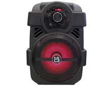 Load image into Gallery viewer, 2 MR DJ PSE80BT Bluetooth Speaker&lt;br/&gt; 8&quot; Portable Active Speaker with Rechargeable Battery Party Speaker with Bluetooth 1200 Watts P.M.P.O