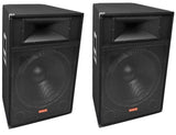 2 Mr Dj Patron PSS-1700 Pro Audio Single 15