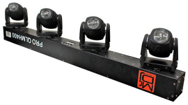 MR DJ QLMH400 150W 4-Head RGBW LED Beam Moving Head Bar Strobe Light Spot Stage Lighting