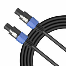 Charger l&#39;image dans la galerie, 2 American Terminal TCSMSM12 Speakon Male to Speakon Male Speaker Cable (12 feet)