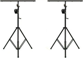 2 MR DJ ST200 Crank Light Stand Pro Lighting 10 Foot Crank Light Stand & T-Bar