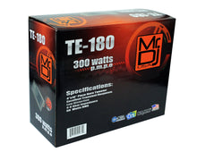 Load image into Gallery viewer, MR DJ TE-180 4"x10" 300W PRO Audio PA/DJ Wide Screw-ON Type Piezo Compression Horn Tweeter