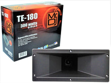 Load image into Gallery viewer, MR DJ TE-180 4"x10" 300W PRO Audio PA/DJ Wide Screw-ON Type Piezo Compression Horn Tweeter