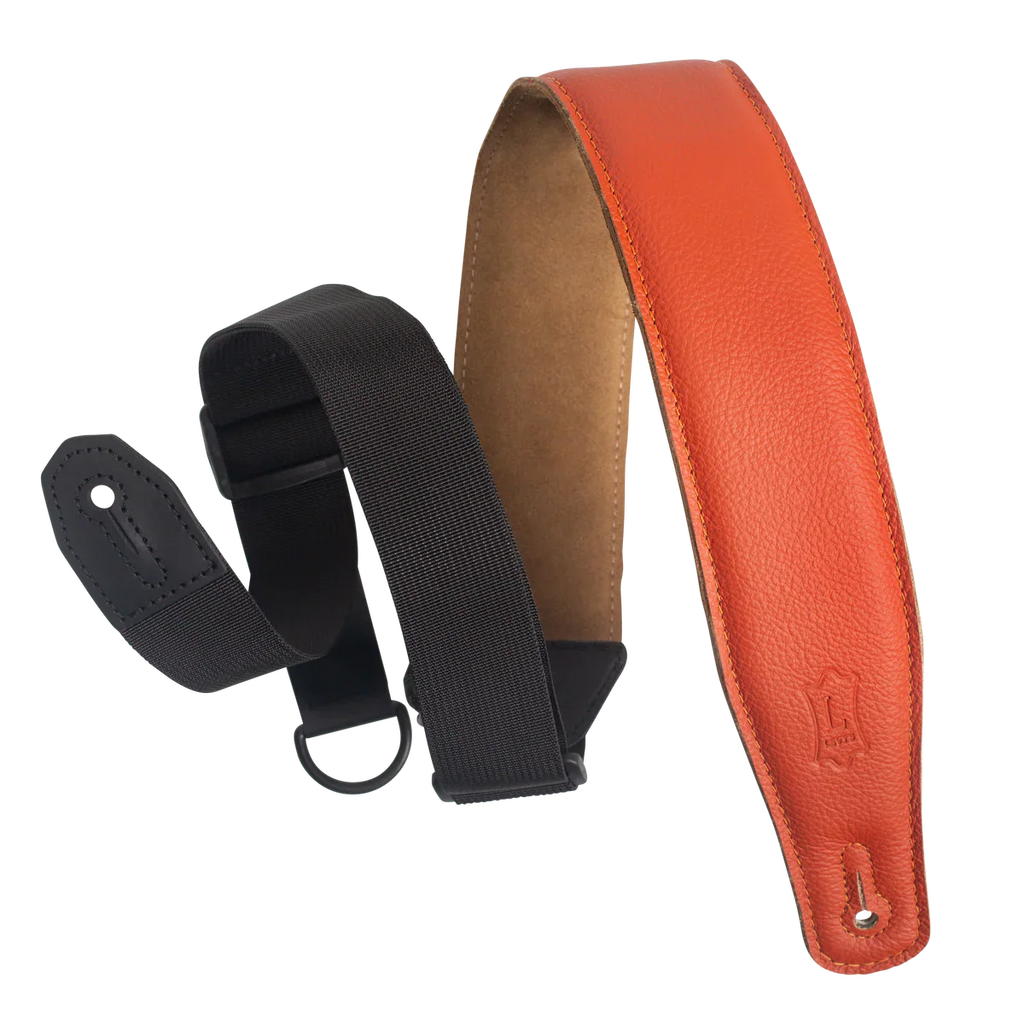 Levy's Leathers MRHGS-ORG Right Height Guitar Strap - Orange