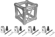 Load image into Gallery viewer, Fits Global Truss Universal 12&quot; Square Corner Junction Box Cube 2 Way-6 Way with 4 Half Conical Couplers for 1 Way Installation