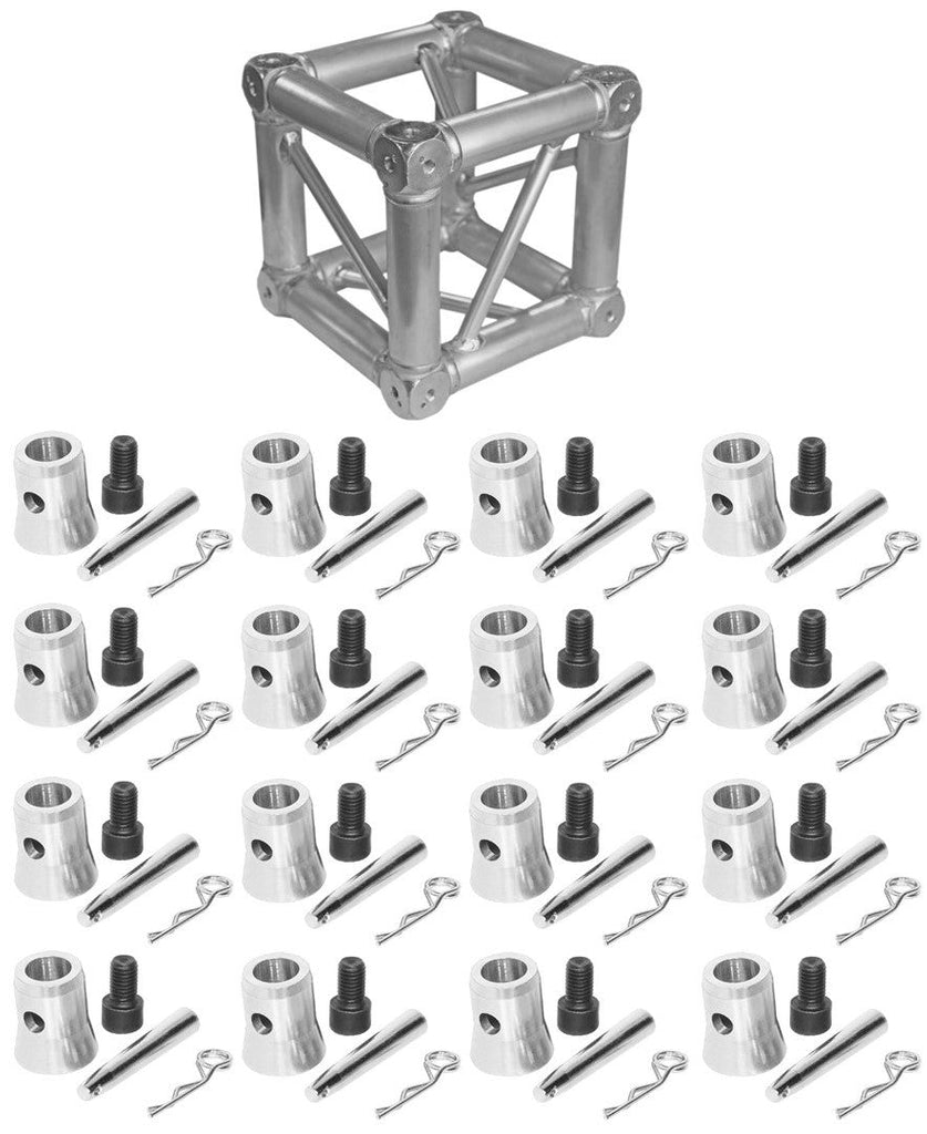 MR Truss TJB4W<BR/> Universal Corner Junction Block Box 1Way-6Way with 16 Half Conical Couplers for 4Way Installation