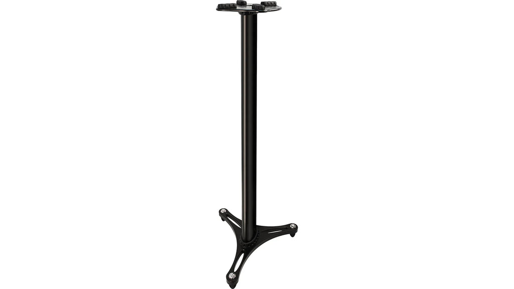 Ultimate Support MS-90-45B MS Series Professional Column Studio Monitor Stands with Non-marring Decoupling Pads and Three Internal Channels - 45"/Black