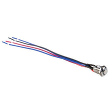 Load image into Gallery viewer, Install Bay MS12Y-2 Silver 12MM Round Illuminated Momentary Switches Yellow Qty 2
