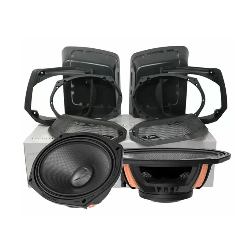 Diamond Audio MS694NEOLK13 1998-2013 Harley Davidson® Cut-In Lid Kit with MS69NEO (4Ω)