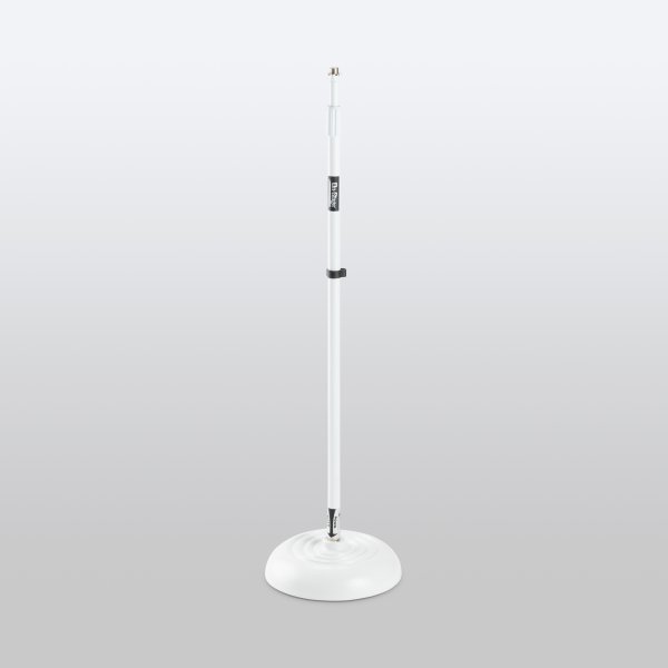 On-Stage MS7201QTRW Quarter-Turn Round-Base Mic Stand