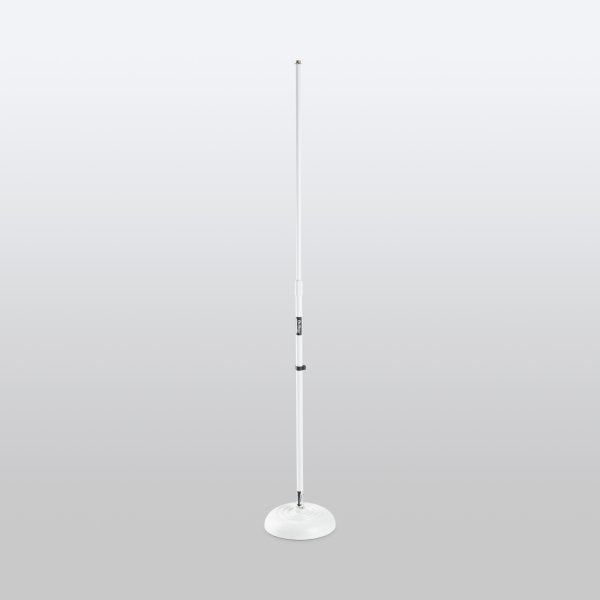 On-Stage MS7201QTRW Quarter-Turn Round-Base Mic Stand
