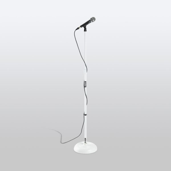 On-Stage MS7201QTRW Quarter-Turn Round-Base Mic Stand