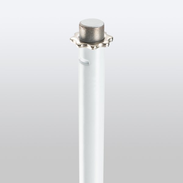 On-Stage MS7201QTRW Quarter-Turn Round-Base Mic Stand